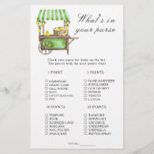 Citrus lemon - What's in your purse game (Vorderseite)