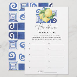 Citrus lemon - Wie alt war die Braut, um Wild zu w