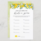 Citrus Lemon wie alt waren sie Bridal Game (Vorne/Hinten)