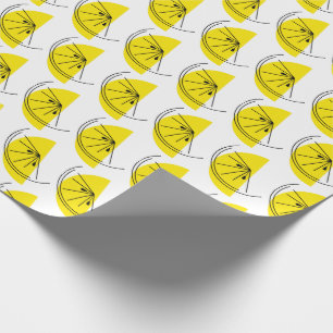Citrus Lemon Wrapping Paper Geschenkpapier