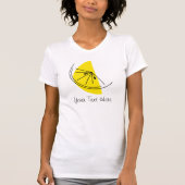 Citrus Lemon 'Your Text' Ladys' T - Shirt (Vorderseite)