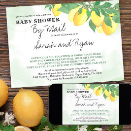 Citrus Lemons Mint Wash Baby Dusche von Mail Einladung