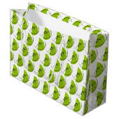 Citrus Limon Multi Geschenktasche groß Große Geschenktüte (Vorderseite Schrägansicht)