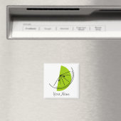 Citrus Limon Name Magnetquadrat Magnet (In Situ (Geschirrspüler))