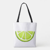 Citrus Limon Wedge Slice Tasche (Rückseite)
