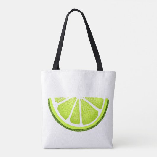 Citrus Limon Wedge Slice Tasche (Rückseite)