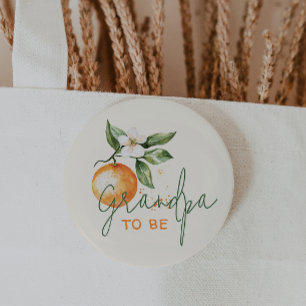 Citrus Little Cutie Babyparty Opa wird Button