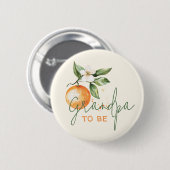 Citrus Little Cutie Babyparty Opa wird Button (Vorne & Hinten)