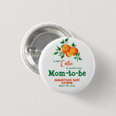Citrus Little Süsse Botanical Orange Babydusche C Button (Vorne & Hinten)
