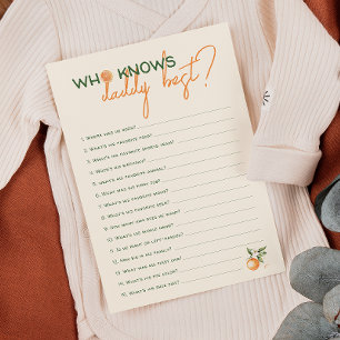 Citrus Little Süsse, die Daddy Best Card kennt Einladung