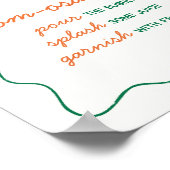 Citrus Little Süsse Moderne Babydusche Mama Osa Ba Poster (Ecke)