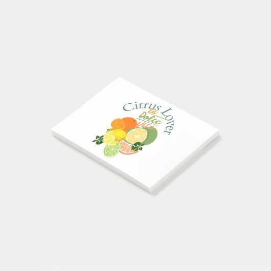 Citrus Lover, la Dolce Vita Post-it Klebezettel (angewinkelt)