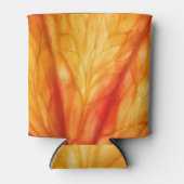 Citrus Macro: Blut Orange Abstrakt. Dosenkühler (Vorderseite)