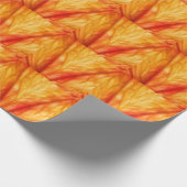 Citrus Macro: Blut Orange Abstrakt. Geschenkpapier (Ecke)