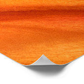 Citrus Macro: Blut Orange Abstrakt. Poster (Ecke)