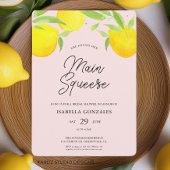 Citrus Main Squeeze Bridal Dusche Einladung