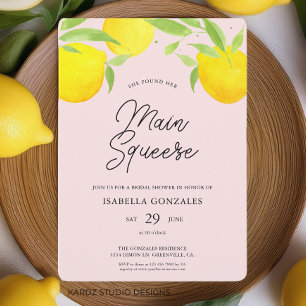 Citrus Main Squeeze Bridal Dusche Einladung