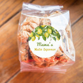 Citrus Main Squeeze Sweetie Lemon Baby Dusche Runder Aufkleber