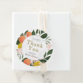 Citrus Main Squeeze Vielen Dank Tag Geschenkanhänger (Beispiel)