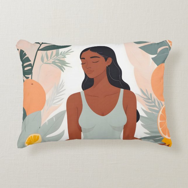 Citrus Meditation Dekokissen (Vorderseite)
