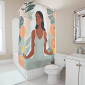 Citrus Meditation Duschvorhang (Beispiel)