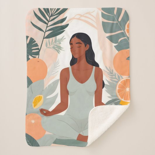 Citrus Meditation Sherpadecke (Vorderseite)