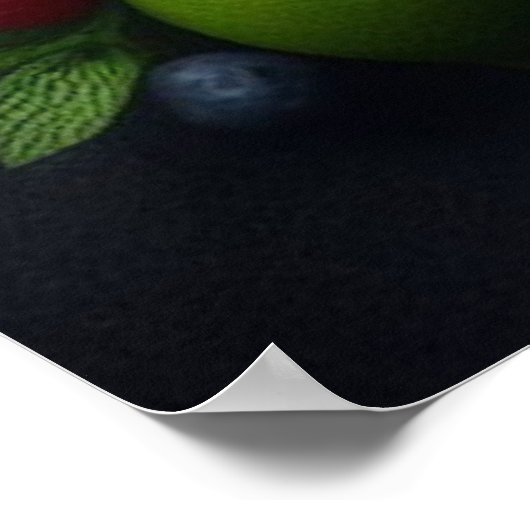 Citrus Medley - Fresh Fruit Symphony Poster (Ecke)