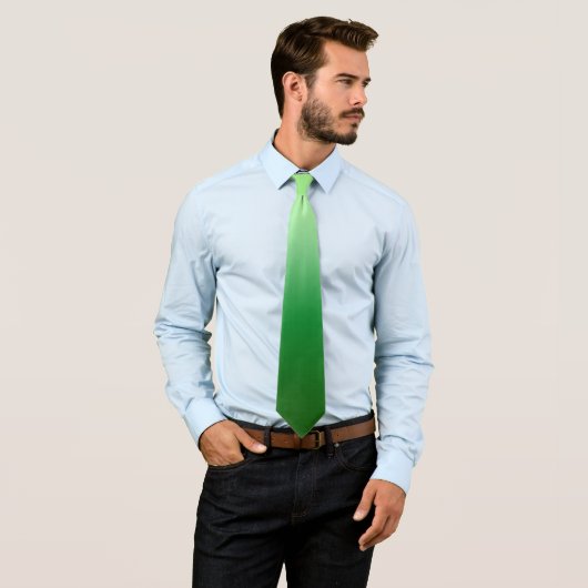 Citrus Melon Green Gradient, Mens Wedding Krawatte (Beispiel)