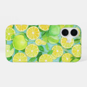 Citrus Mix - Fresh Lemon & Lime Phone Case iPhone 16 Hülle (Rückseite (Horizontal))