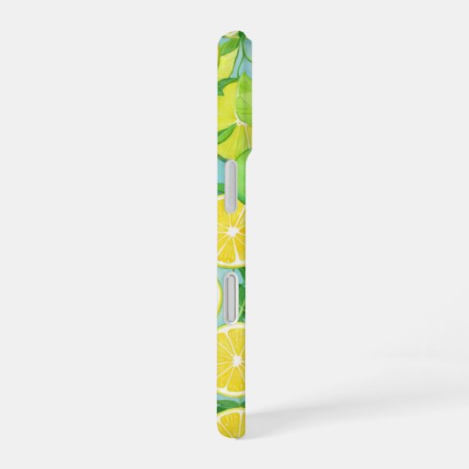 Citrus Mix - Fresh Lemon & Lime Phone Case iPhone 16 Hülle (Rechte Seite)