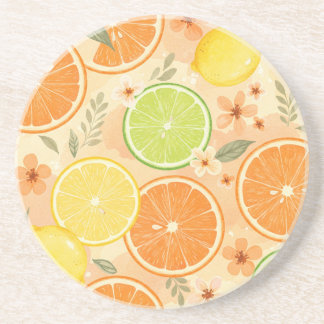 Citrus Mix von Natasha Us Getränkeuntersetzer
