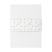 Citrus Monogram | Amore & Aranci Wedding Einladungsbanderole (Rückseitenbeispiel)