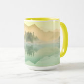 Citrus Mountains Forest Landschaft Tasse (VorderseiteRechts)