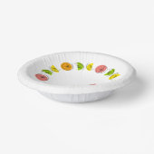 Citrus Multi Circle Pappteller (Gewinkelt)