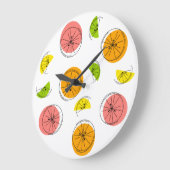 Citrus Multi clock rund Große Wanduhr (Winkel)