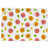Citrus Multi Geschenktasche groß Große Geschenktüte (Rückseite)
