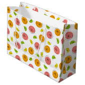 Citrus Multi Geschenktasche groß Große Geschenktüte (Vorderseite Schrägansicht)