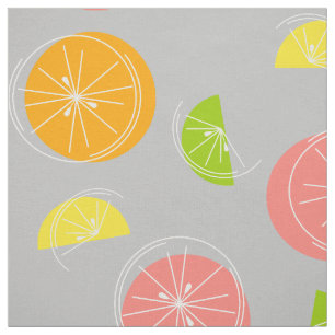 Citrus Multi grau Stoff