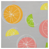 Citrus Multi Großdruck grau Stoff (Muster)