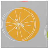 Citrus Multi Großdruck grau Stoff (Nahaufnahme)
