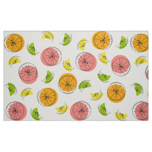 Citrus Multi Großdruck Stoff
