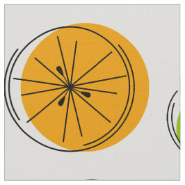 Citrus Multi Großdruck Stoff