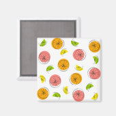 Citrus Multi-Magnetquadrat Magnet (Vorderseite/Rückseite)
