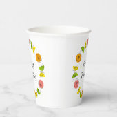 Citrus Multi Quadrat Pappbecher (Rechts)