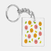 Citrus Multi Schlüsselanhänger Quadrat beidseitig (Vorderseite links)