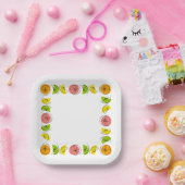 Citrus Multi Square Pappteller (Party)