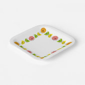 Citrus Multi Square Pappteller (Gewinkelt)