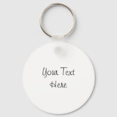 Citrus Multi Text Back Aluminium Kreis Schlüsselanhänger (Rückseite)