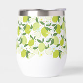 Citrus Muster Edelstahl Wine Tumbler (Links)