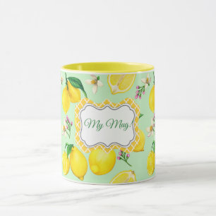 Citrus Muster Tasse